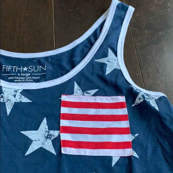 American Flag Tank Top - Picture 3 of 4